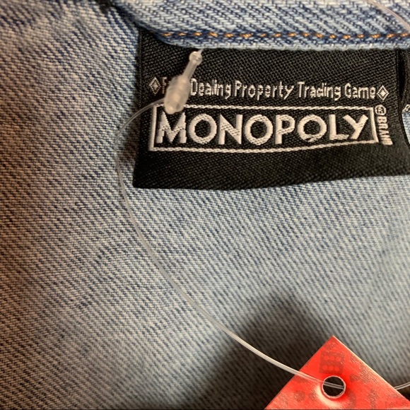 ⚡️Official Hasbro Monopoly Denim Jacket Rich Uncle Penny bag⚡️ - Picture 6 of 6